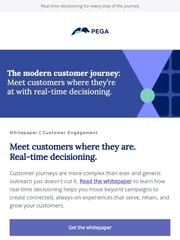 Email Inspiration from Pegasystems