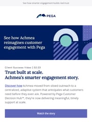 Email Inspiration from Pegasystems
