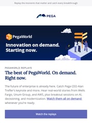 Email Inspiration from Pegasystems