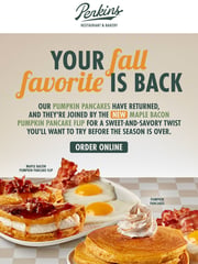 Email Inspiration from Perkins Restaurant & Bakery