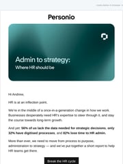 Email Inspiration from Personio