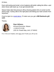 Email Inspiration from Piper Williams