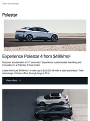 Email Inspiration from Polestar
