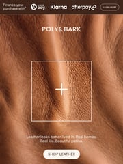 Email Inspiration from Poly & Bark