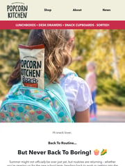 Email Inspiration from Popcorn Kitchen