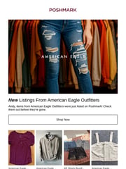 Email Inspiration from Poshmark Shopping
