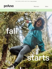 Email Inspiration from prAna