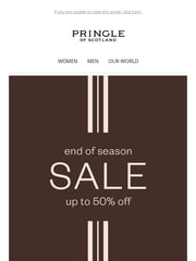Email Inspiration from Pringle of Scotland