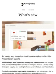 Email Inspiration from Programa Team