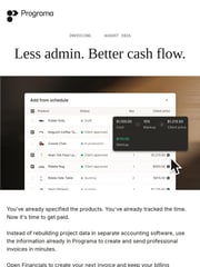 Email Inspiration from Programa Team