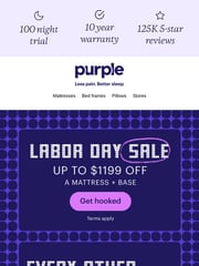 Email Inspiration from Purple