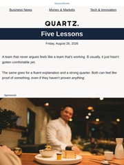 Email Inspiration from Quartz Leadership