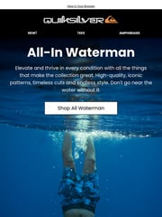 Email Inspiration from Quiksilver