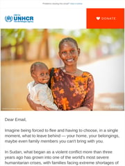 Email Inspiration from quiz@usaforunhcr.org