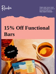 Email Inspiration from Raaka Chocolate