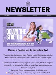 Email Inspiration from Racing Louisville FC