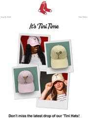 Email Inspiration from Red Sox Ticket Office