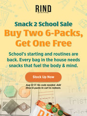 Email Inspiration from RIND SNACKS