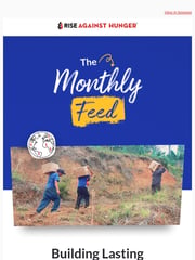 Email Inspiration from Rise Against Hunger