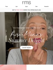 Email Inspiration from RMS Beauty