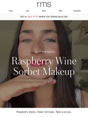 Email Inspiration from RMS Beauty
