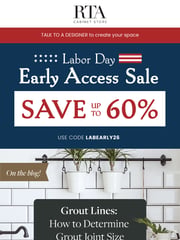 Email Inspiration from RTA Cabinet Store