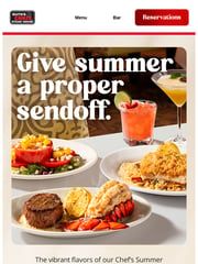 Email Inspiration from Ruth's Chris Steak House