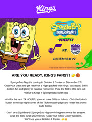 Email Inspiration from Sacramento Kings