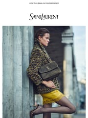 Email Inspiration from SAINT LAURENT