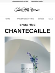 Email Inspiration from Saks Fifth Avenue