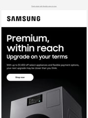 Email Inspiration from Samsung