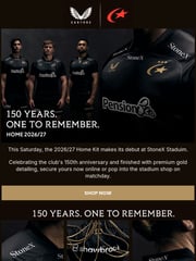 Email Inspiration from Saracens Online Store