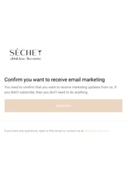 Email Inspiration from Sèchey