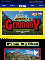 Email Inspiration from SEGA