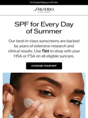 Email Inspiration from Shiseido Ginza Tokyo