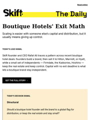 Email Inspiration from Skift Newsletters