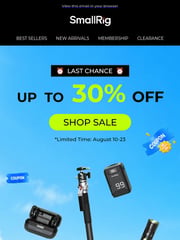 Email Inspiration from SmallRig US