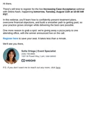 Email Inspiration from Sofia Ortega