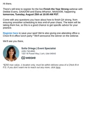 Email Inspiration from Sofia Ortega