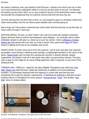 Email Inspiration from Soft Services