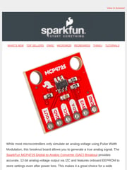 Email Inspiration from SparkFun Electronics