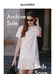 Email Inspiration from Sporty & Rich