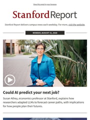Email Inspiration from Stanford Report