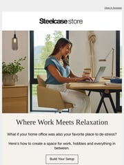 Email Inspiration from Steelcase Store
