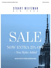 Email Inspiration from Stuart Weitzman