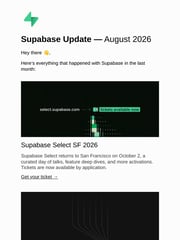 Email Inspiration from Supabase
