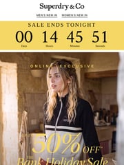 Email Inspiration from Superdry & Co