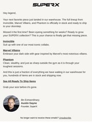 Email Inspiration from SUPERX