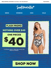 Email Inspiration from Surf Dive 'n Ski