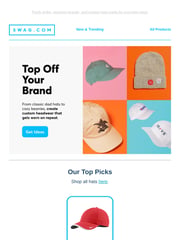 Email Inspiration from Swag.com